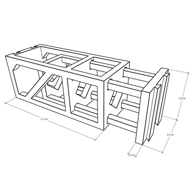 Truss40*40cm_100-150cm telescopic stand (10pcs / group)